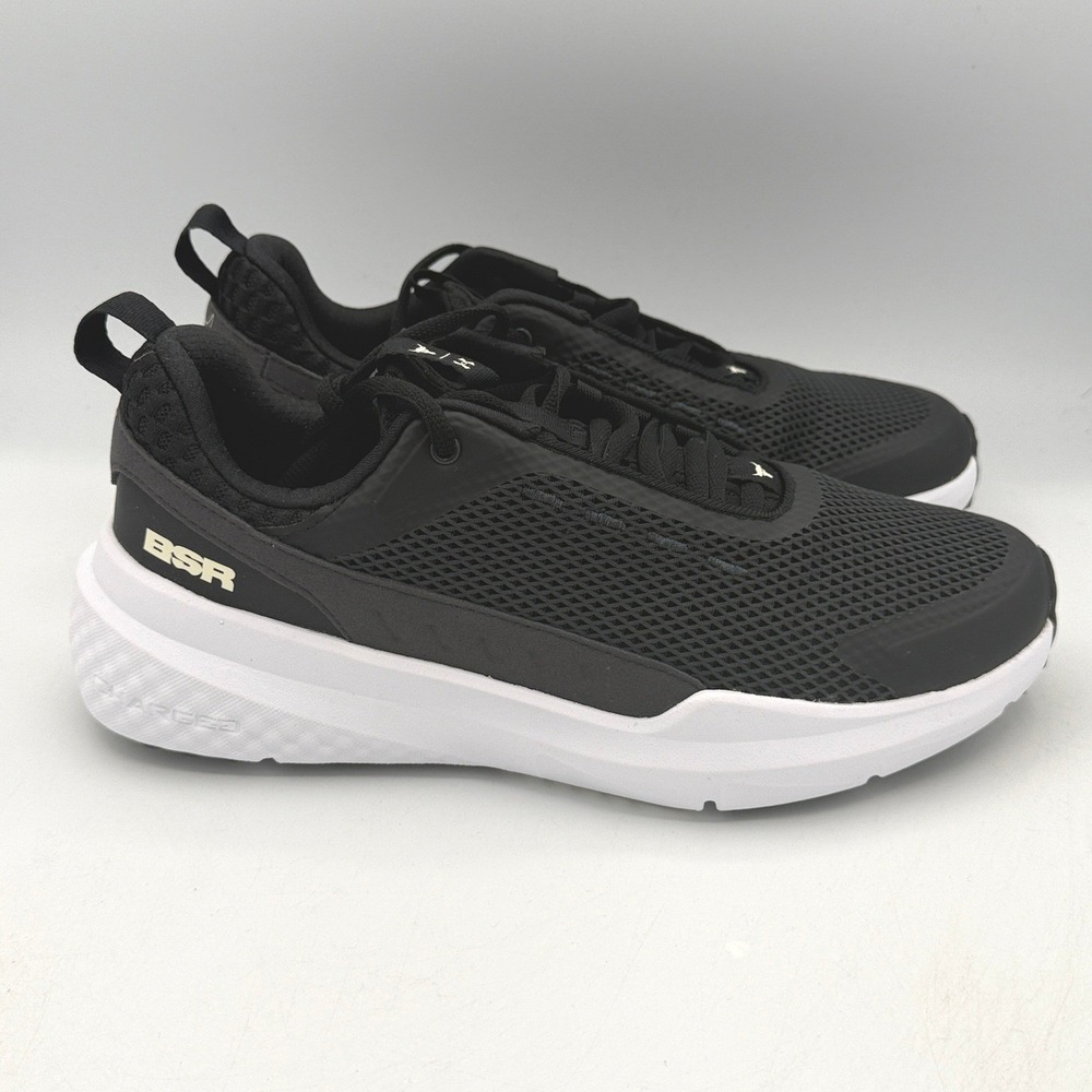 Under Armour Project Rock BSR 5 Women Training Shoes 10 Black White 3028301-001